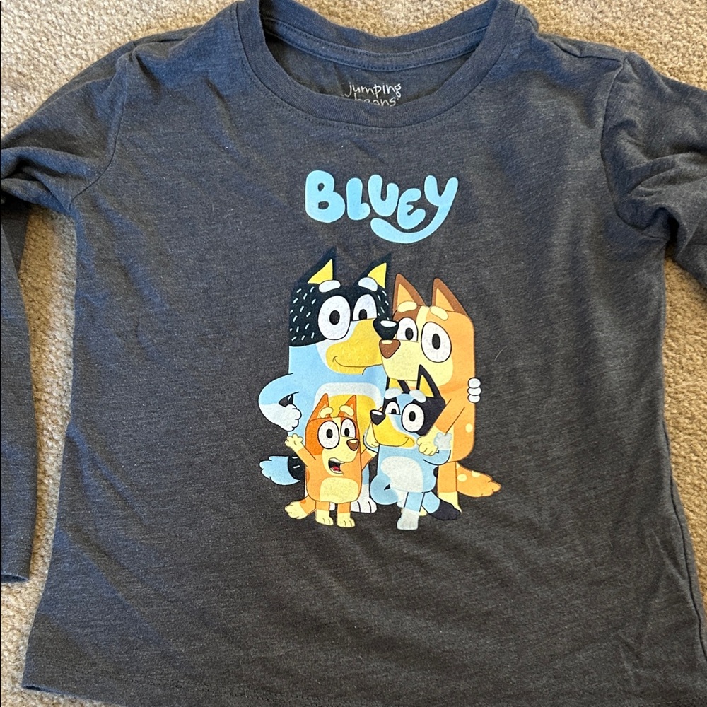 jumping beans Dark Gray Bluey Family Graphic Long Sleeve Tee